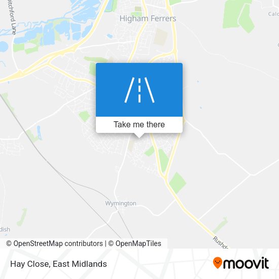 Hay Close map