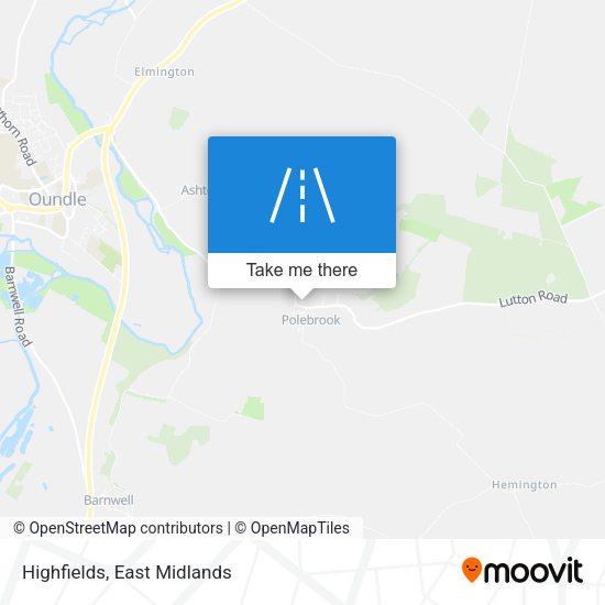Highfields map