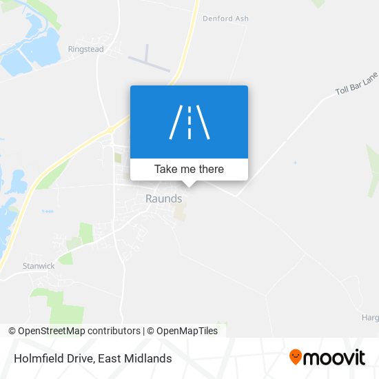 Holmfield Drive map