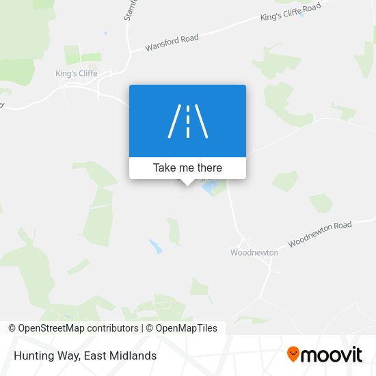 Hunting Way map