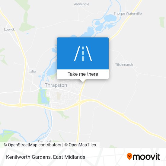 Kenilworth Gardens map