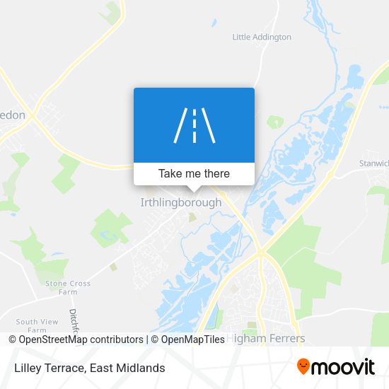 Lilley Terrace map