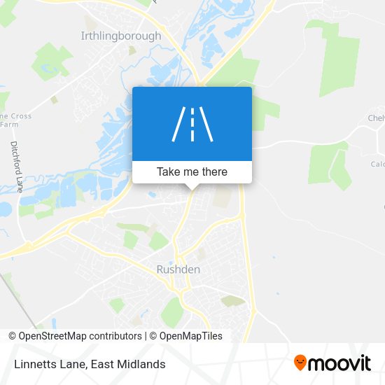 Linnetts Lane map