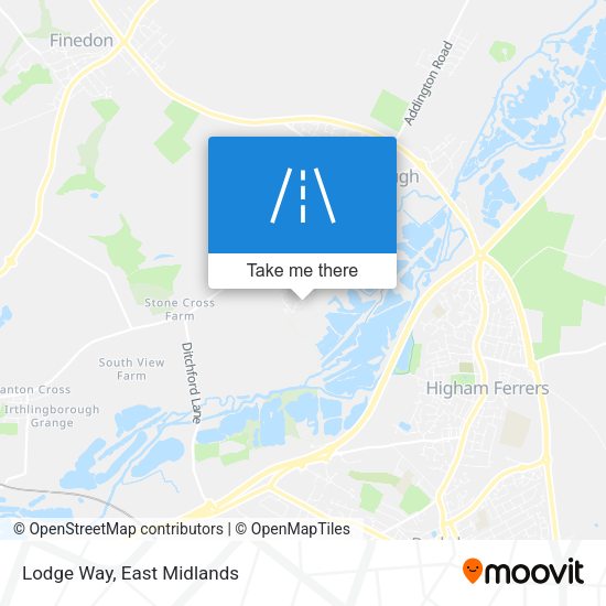 Lodge Way map