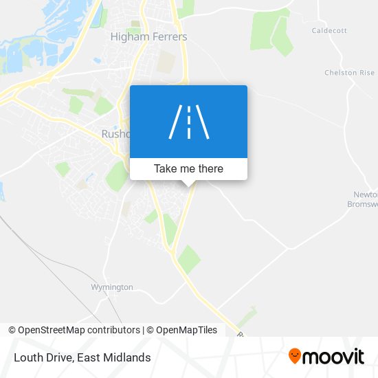 Louth Drive map