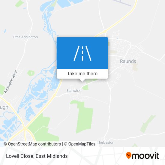 Lovell Close map