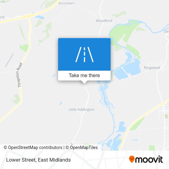 Lower Street map