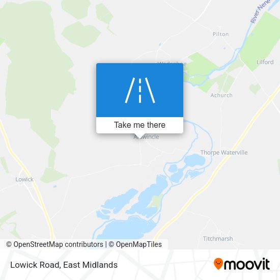 Lowick Road map