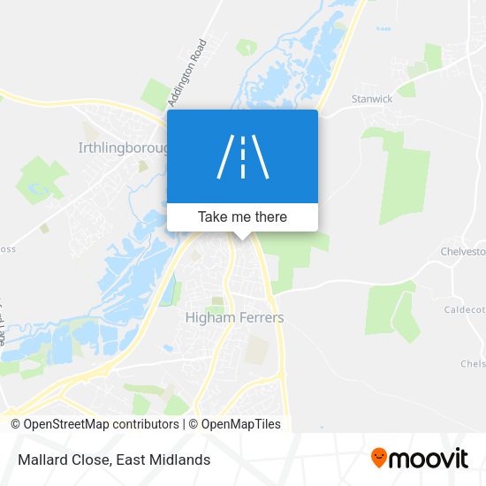 Mallard Close map