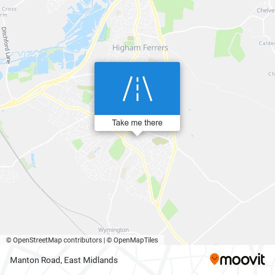 Manton Road map