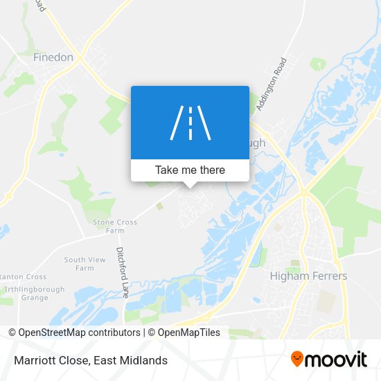 Marriott Close map