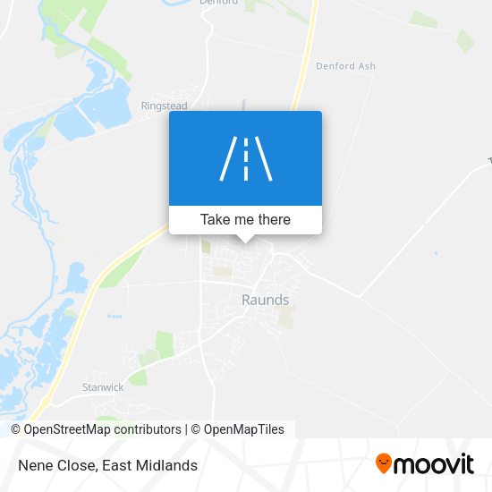 Nene Close map