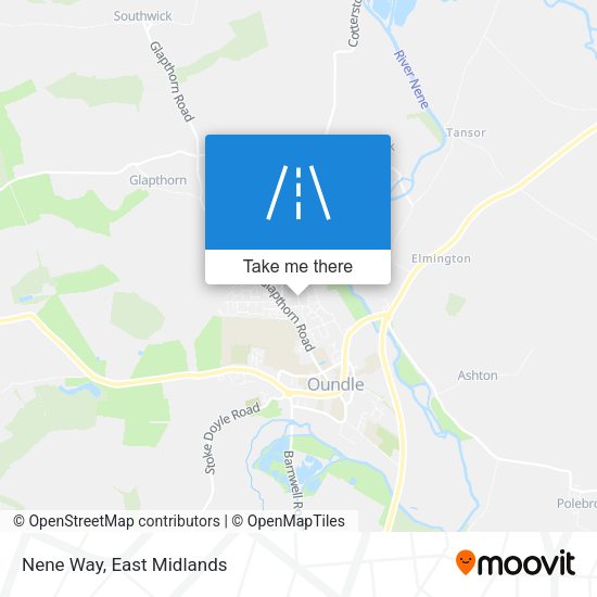 Nene Way map
