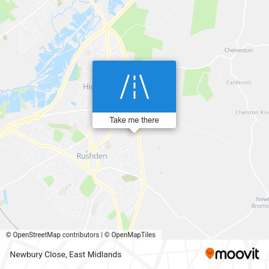 Newbury Close map