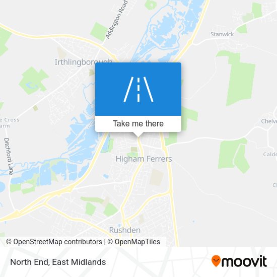 North End map