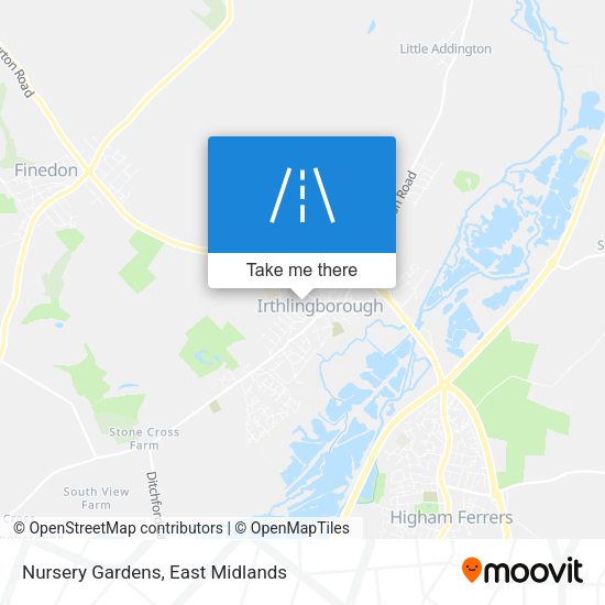 Nursery Gardens map