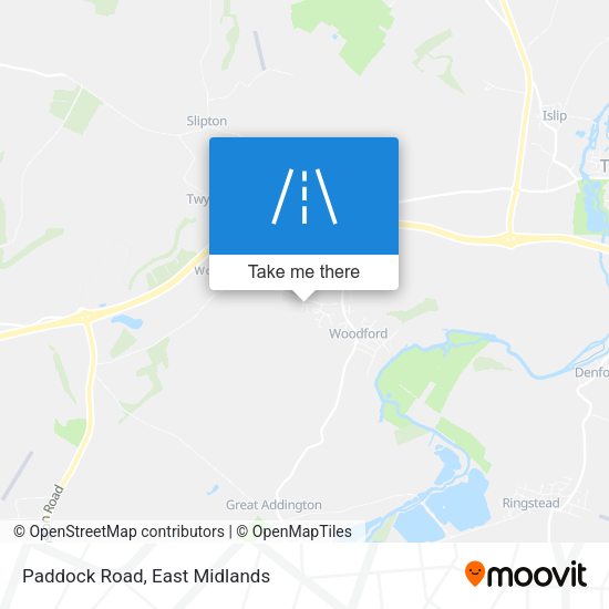 Paddock Road map