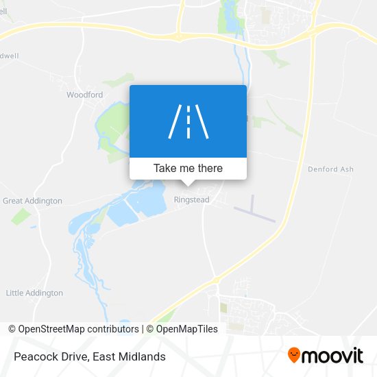 Peacock Drive map