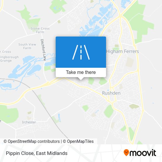 Pippin Close map