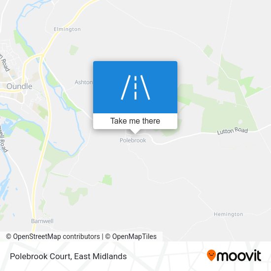 Polebrook Court map