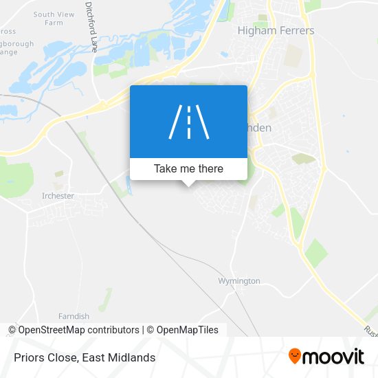 Priors Close map