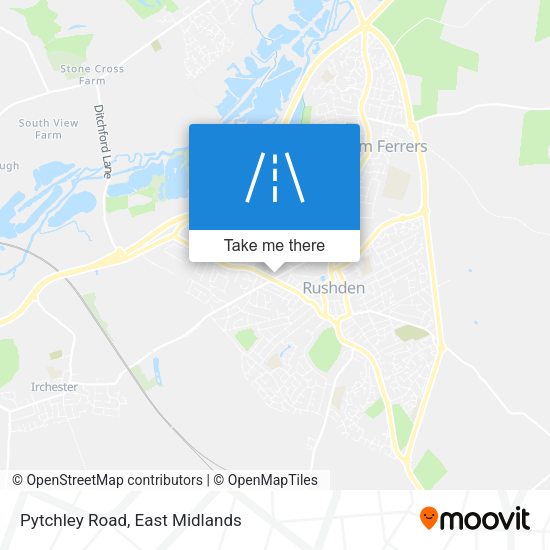 Pytchley Road map