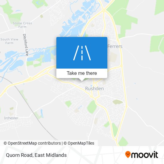 Quorn Road map