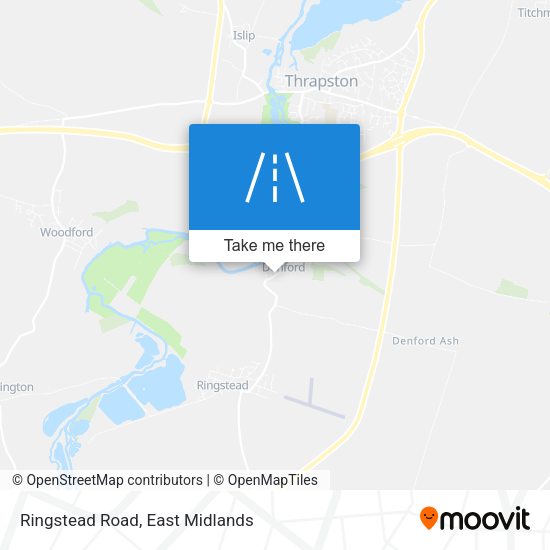 Ringstead Road map