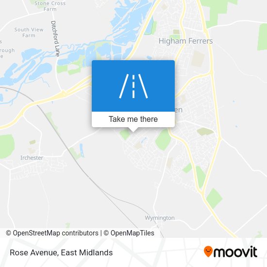 Rose Avenue map