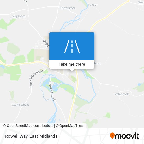 Rowell Way map