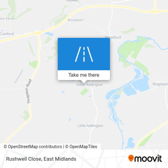 Rushwell Close map