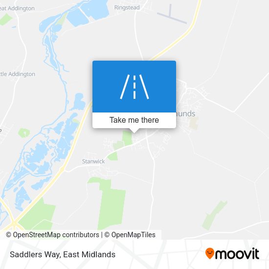 Saddlers Way map