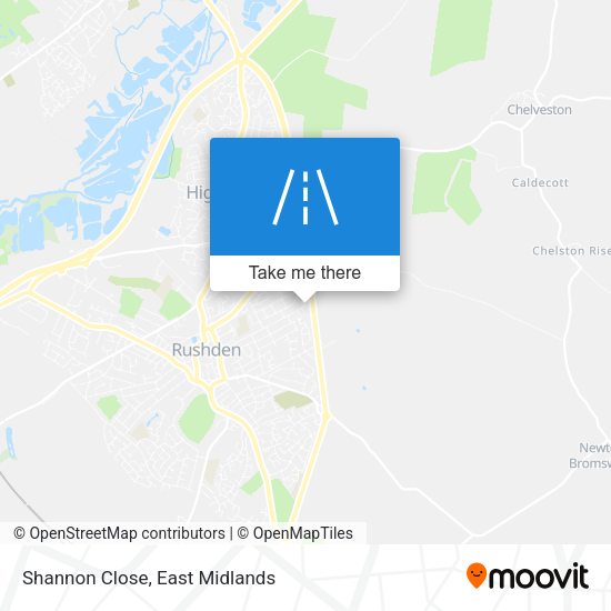 Shannon Close map