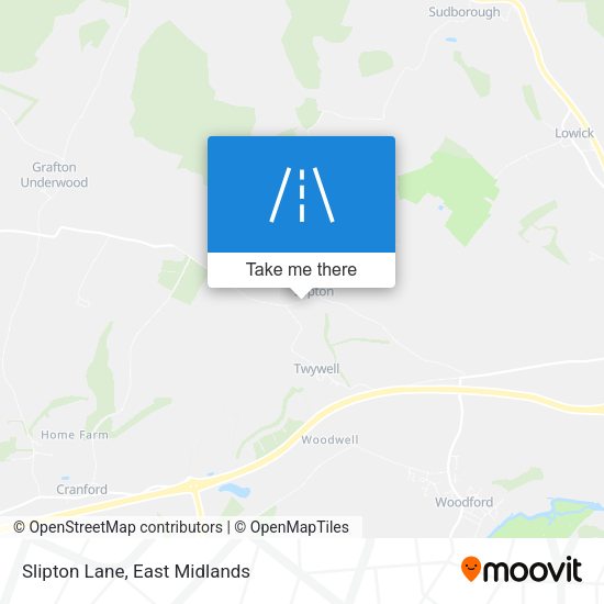 Slipton Lane map