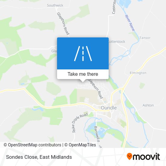Sondes Close map