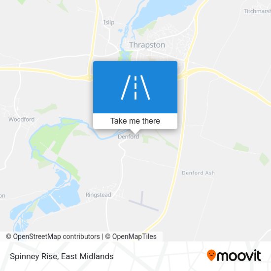 Spinney Rise map