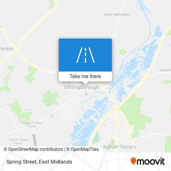 Spring Street map