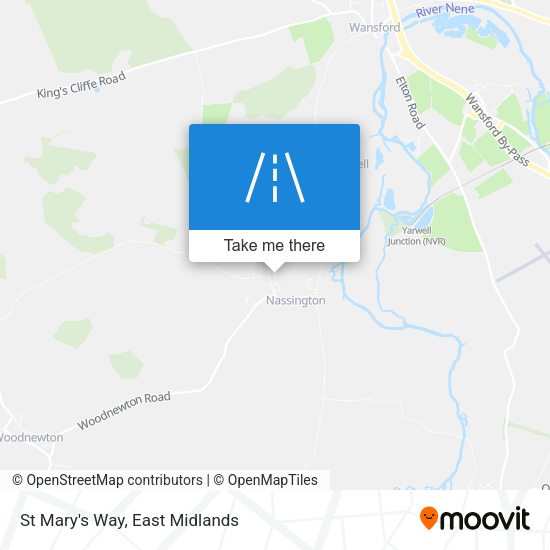 St Mary's Way map