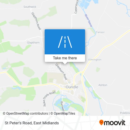 St Peter's Road map