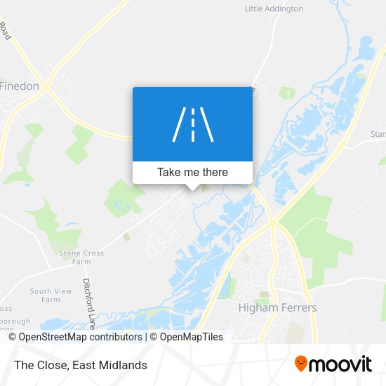 The Close map