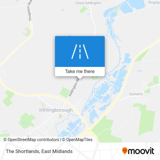 The Shortlands map