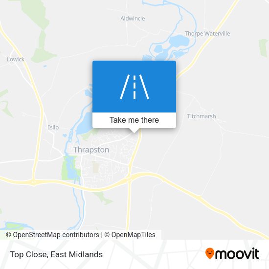 Top Close map