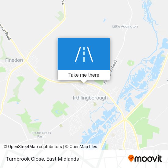 Turnbrook Close map