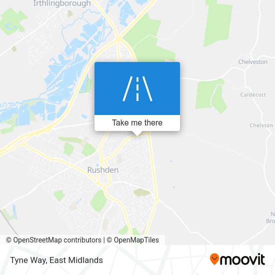 Tyne Way map