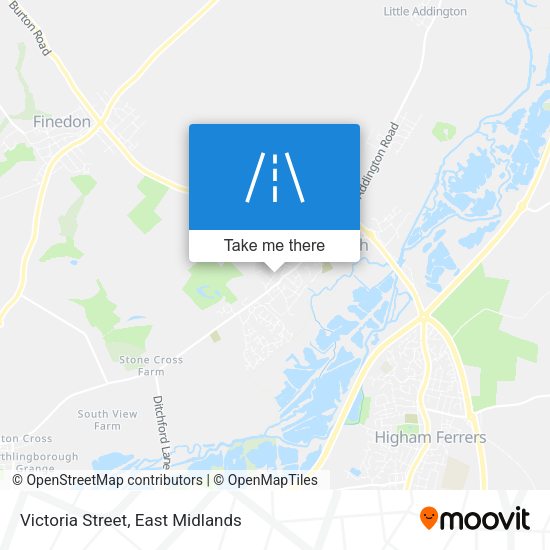 Victoria Street map