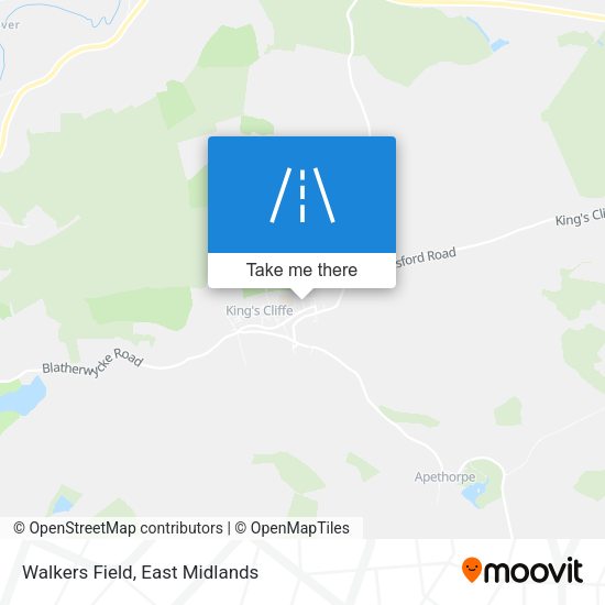 Walkers Field map