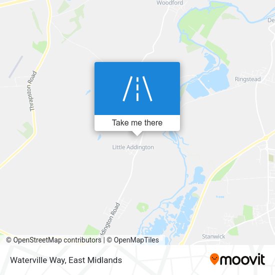 Waterville Way map