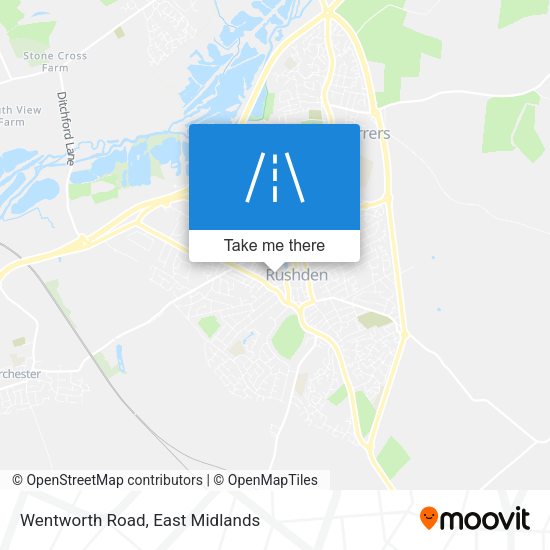 Wentworth Road map