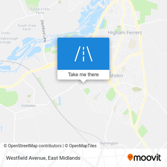 Westfield Avenue map