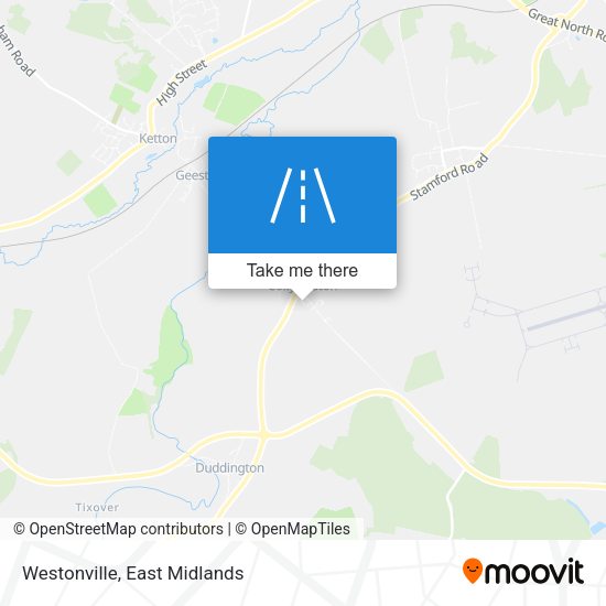Westonville map